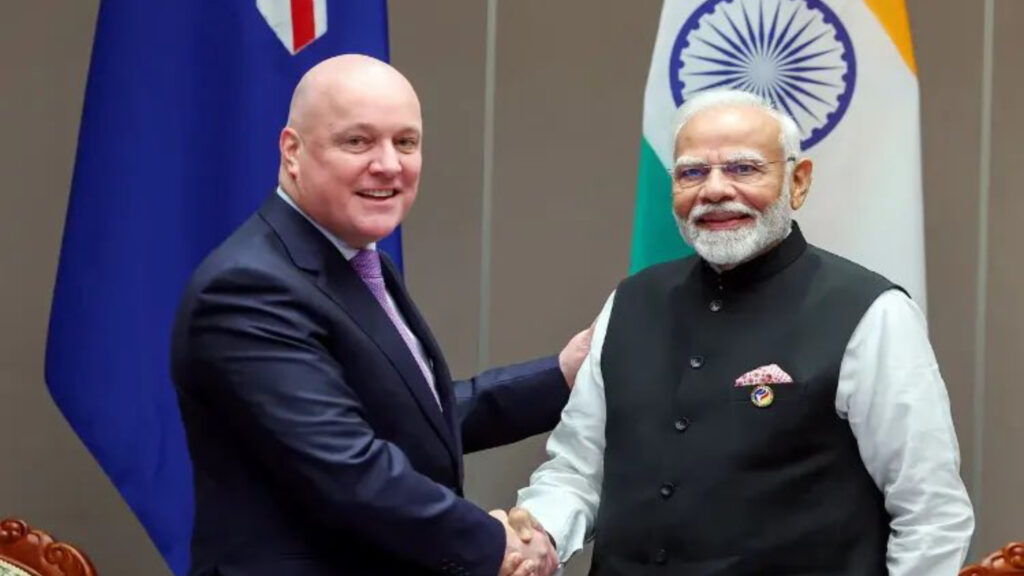 भारत-न्यूजीलैंड के बीच FTA का ऐलान