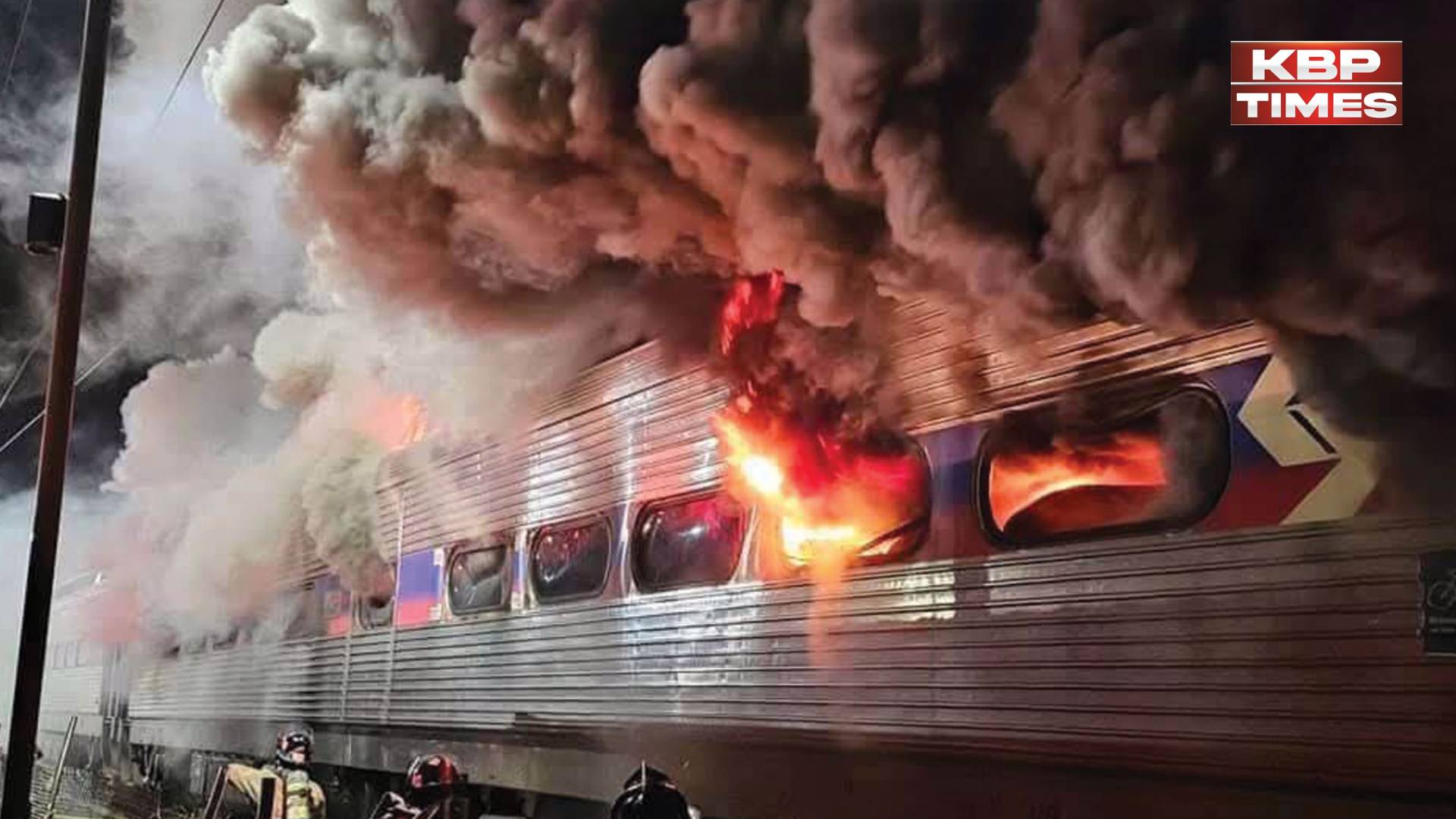 Ranchi: टाटा एर्नाकुलम एक्सप्रेस में आग लगी