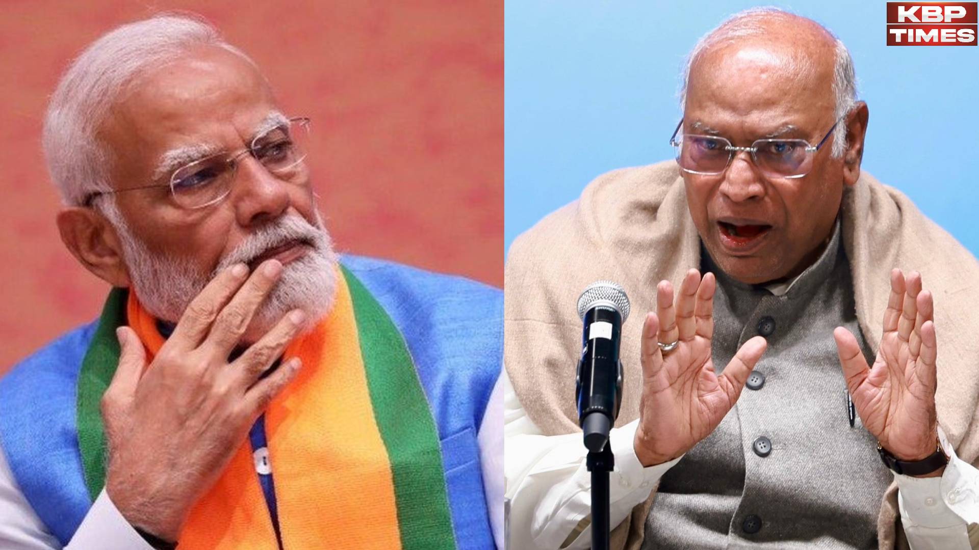 PM Narendra Modi,Mallikarjun Kharge
