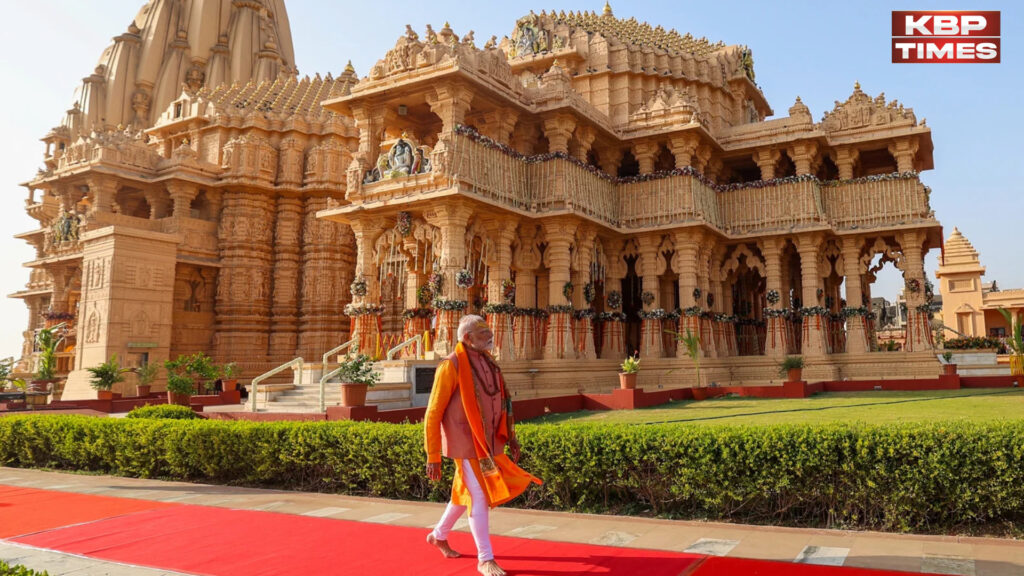 PM Modi at Somnath Temple