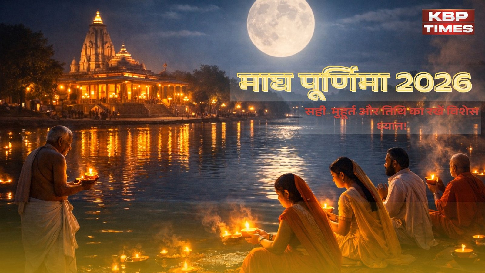 Magh Purnima 2026: स्नान-दान करें , मुहूर्त और तिथि का रखें विशेस ध्यान!