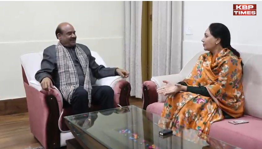 उपमुख्यमंत्री दिया कुमारी ने लोकसभा अध्यक्ष से की विकास मुद्दों पर चर्चा