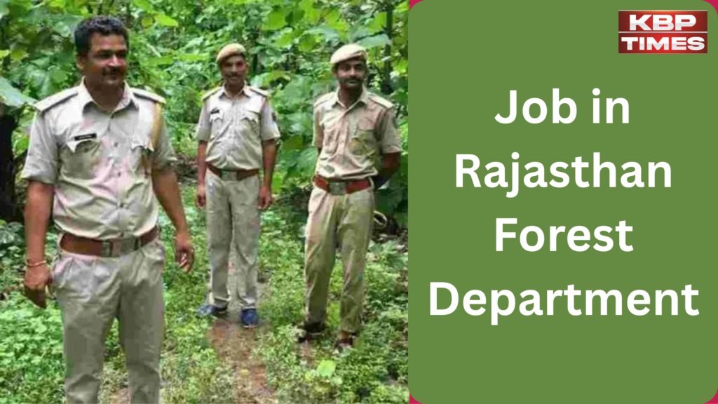 Job in forest department