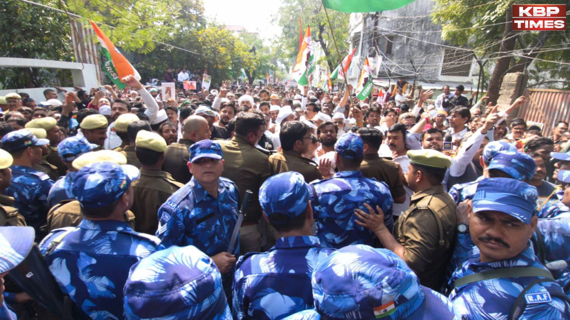 Lucknow Congress Protest