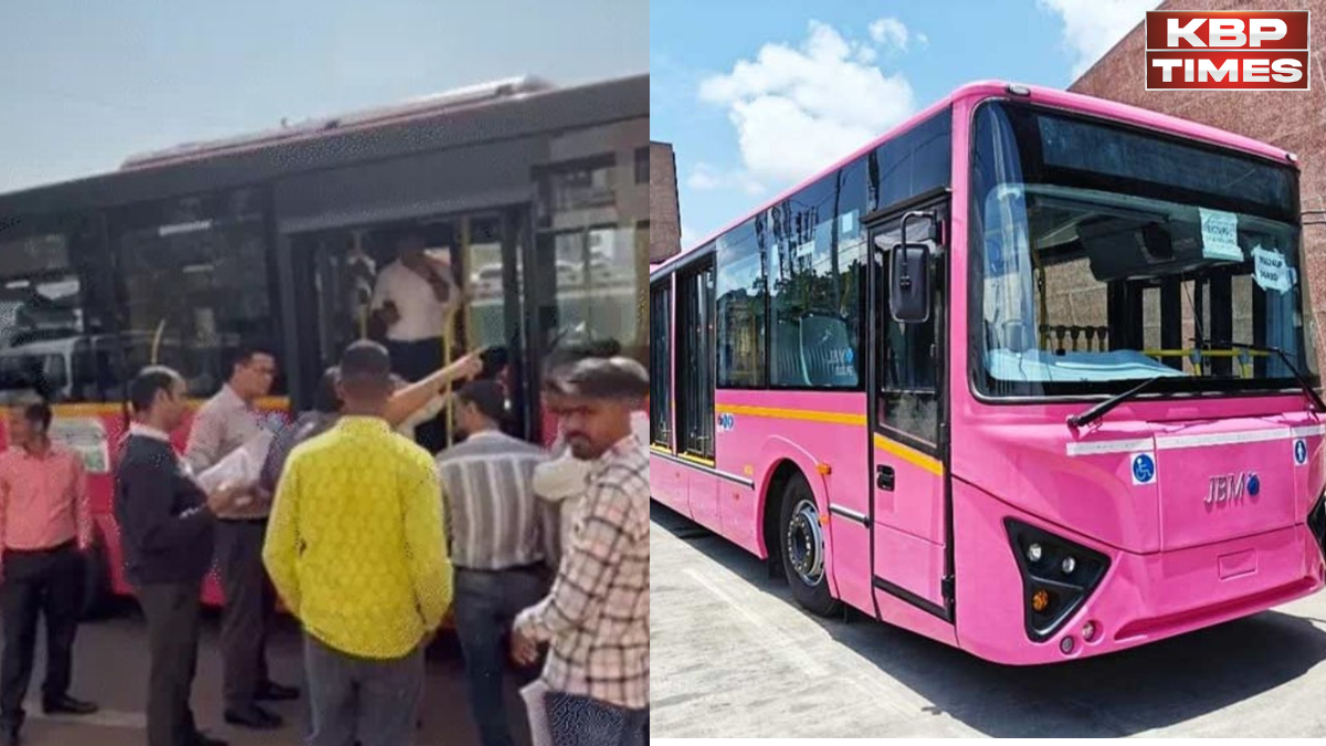 pink city pink bus