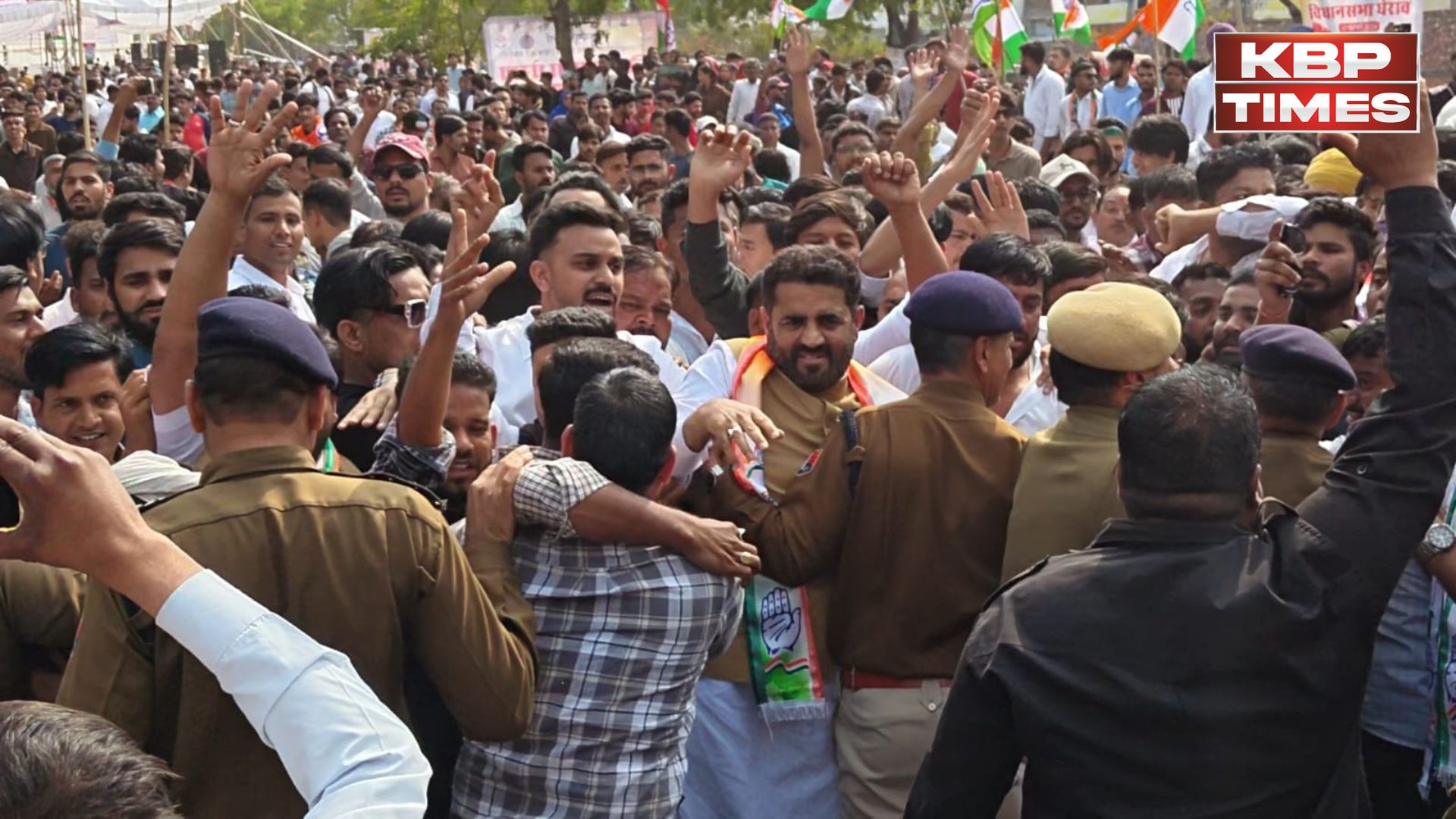 Congress Protest: जयपुर में कांग्रेस का विधानसभा घेराव