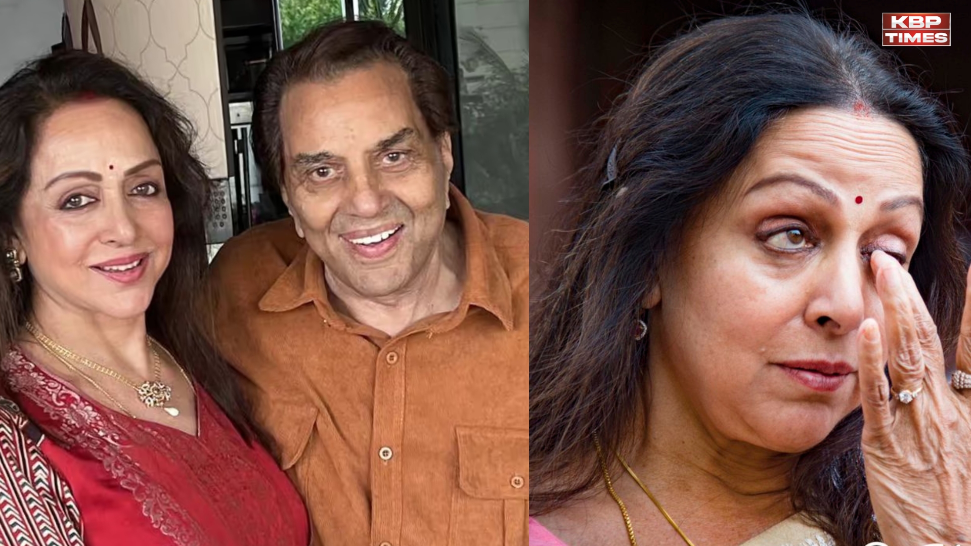 Hema Malini emotional