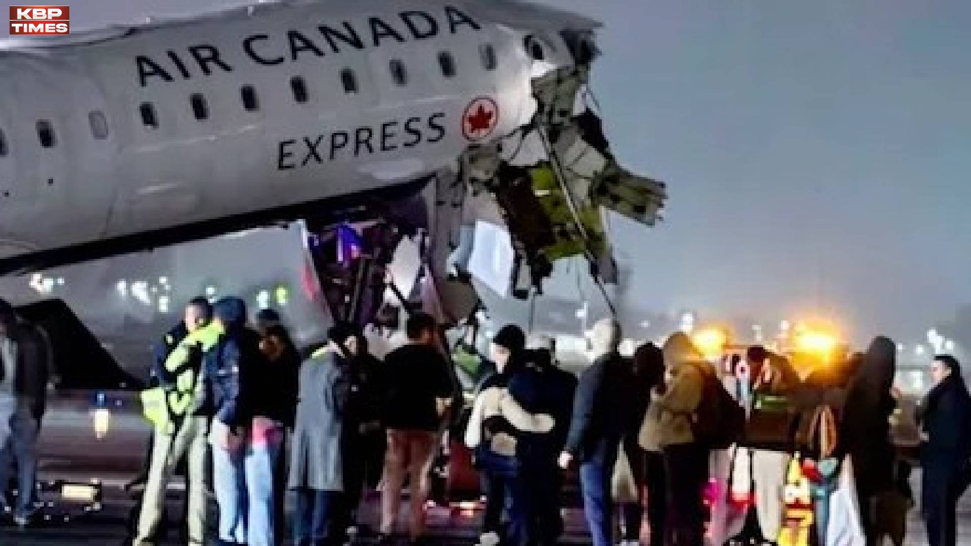 New York La Guardia Airport Plane Collision