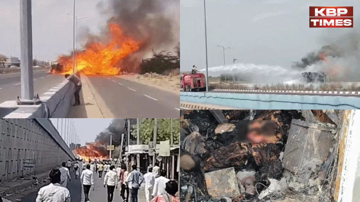 Fire in tanker
