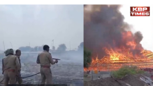 अयोध्या में हो रहे महायज्ञ में लगी आग, मची अफरा-तफरी