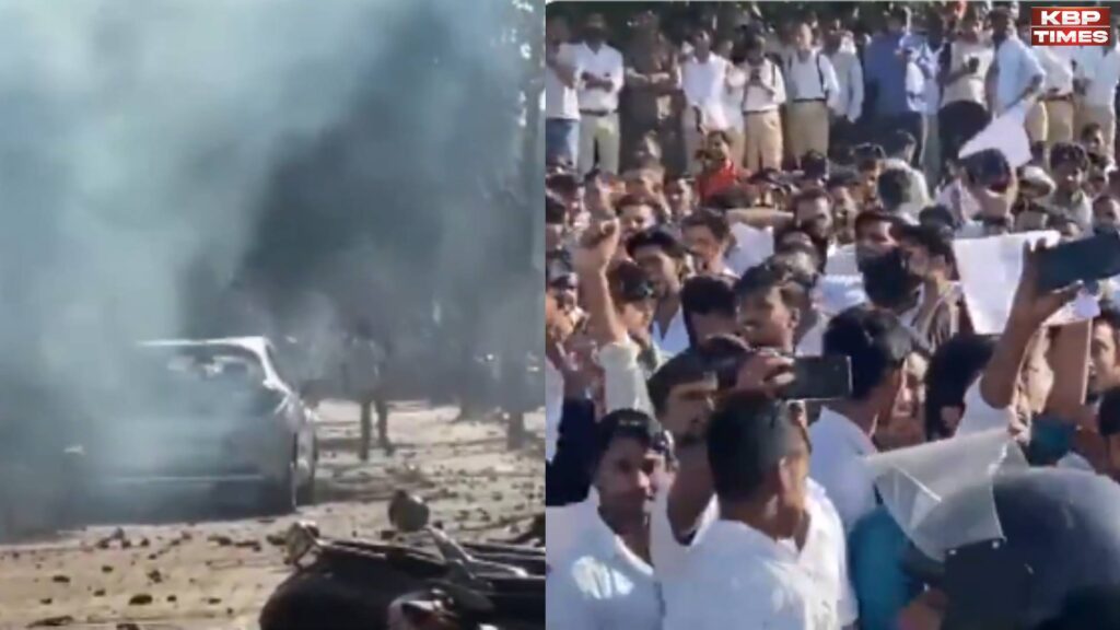 Noida Workers Protest