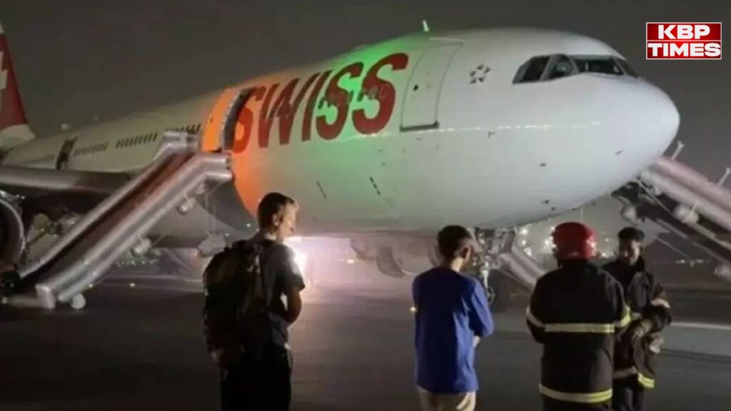 Delhi Airport Swiss Flight