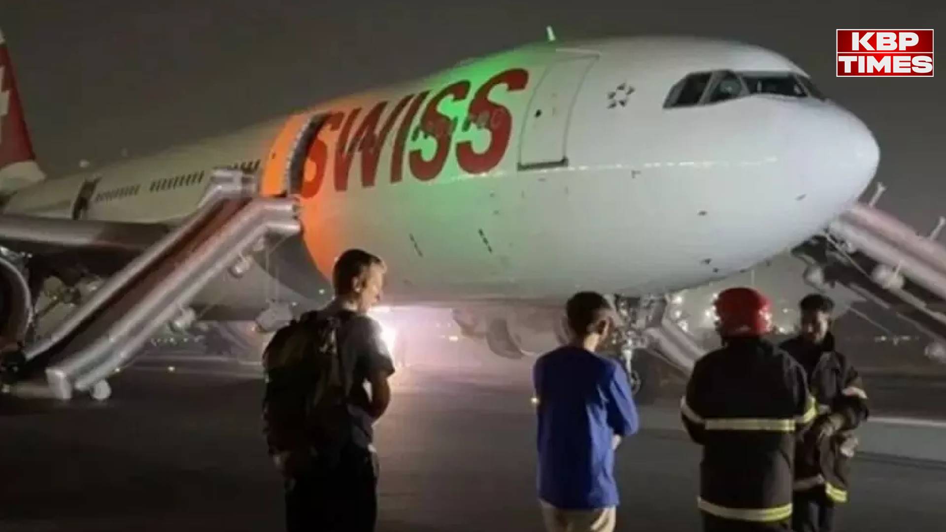 Delhi Airport Swiss Flight