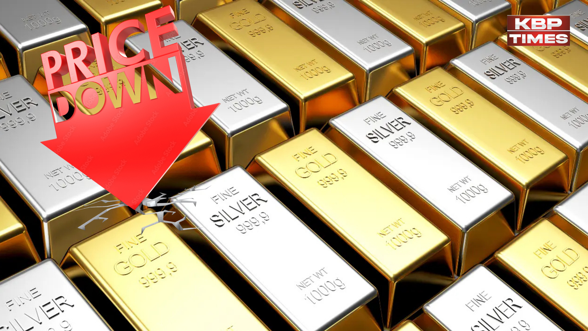 Gold and Silver prize down