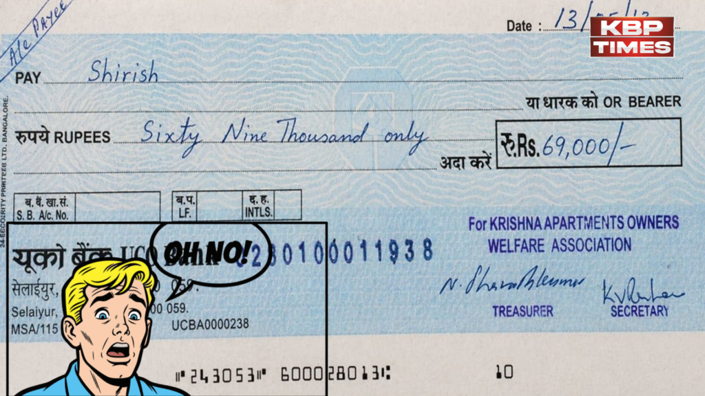 AI Generated cheque