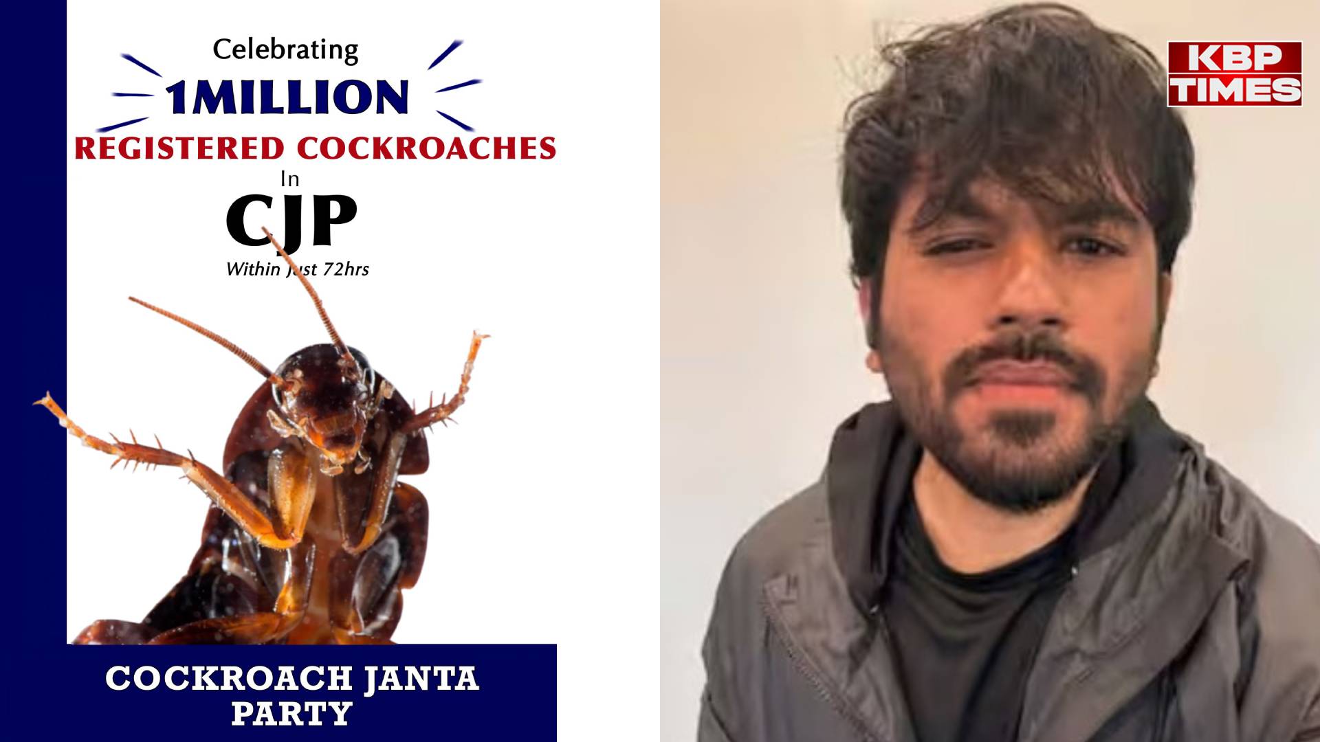 Cockroach Janata Party News