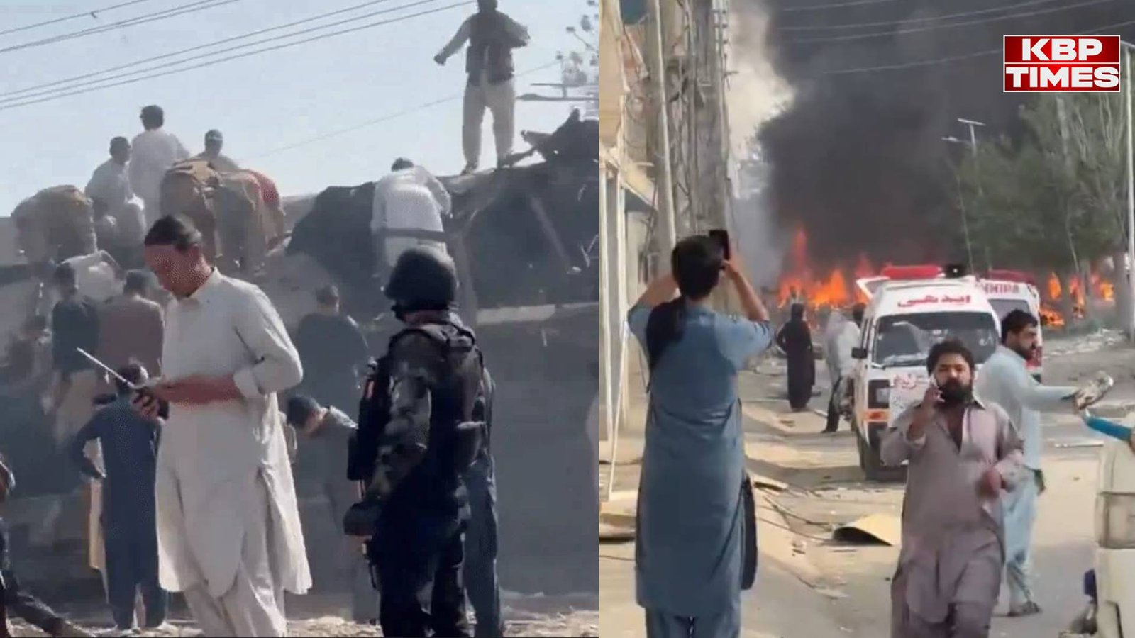 Pakistan Train Blast