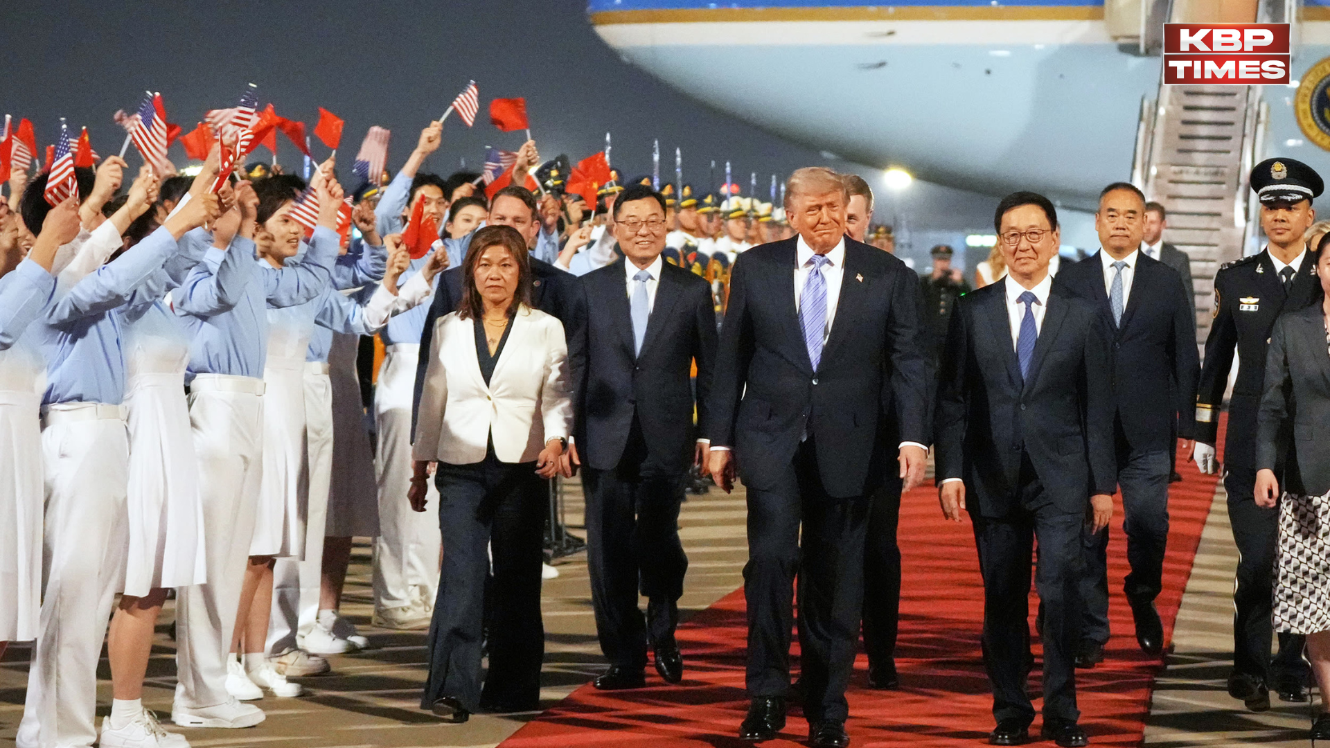 Trump reached china