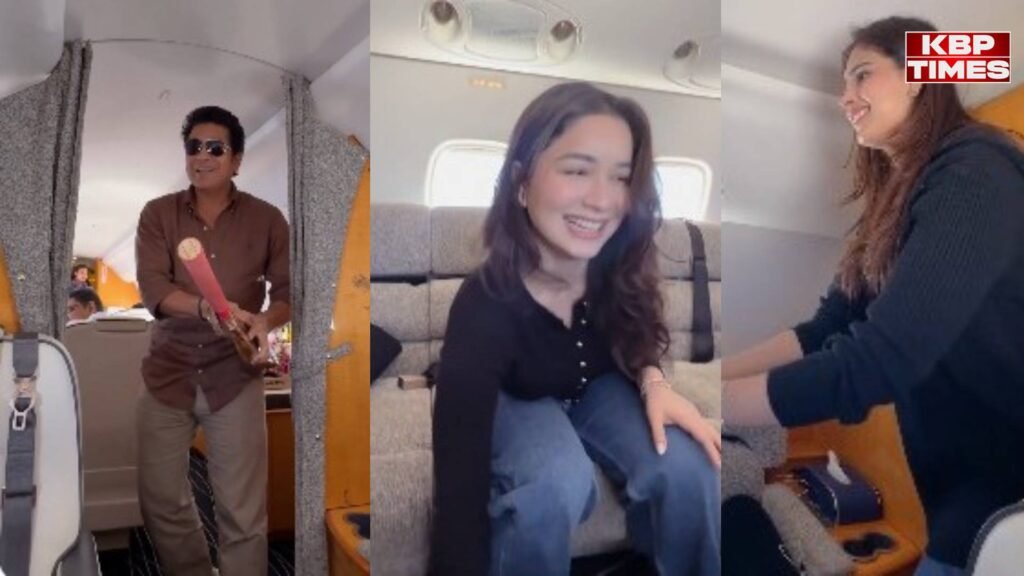 Sachin Tendulkar Plane Viral Video