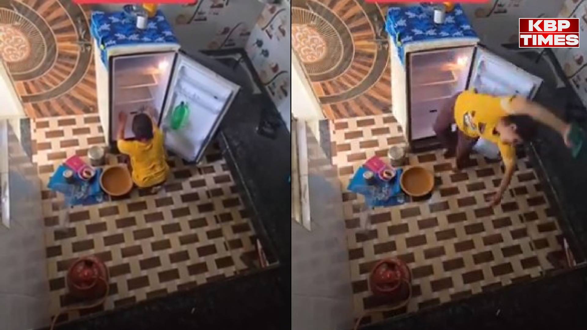 Fridge Cleaning Accident