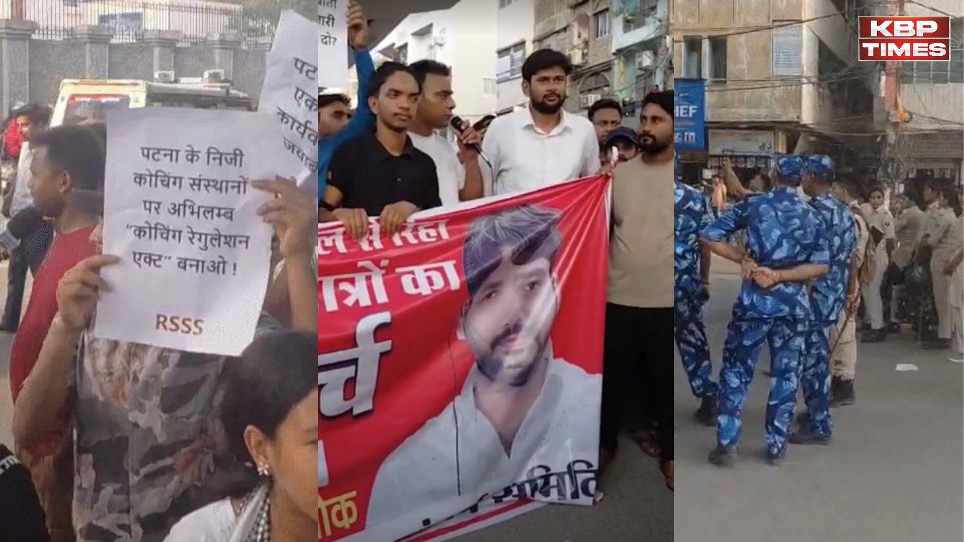 students protest