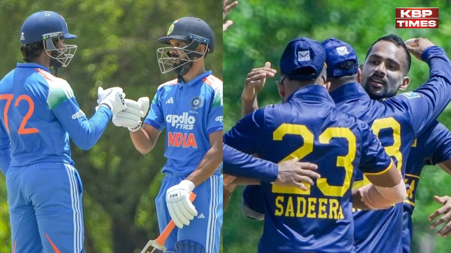 India A with Sri Lanka