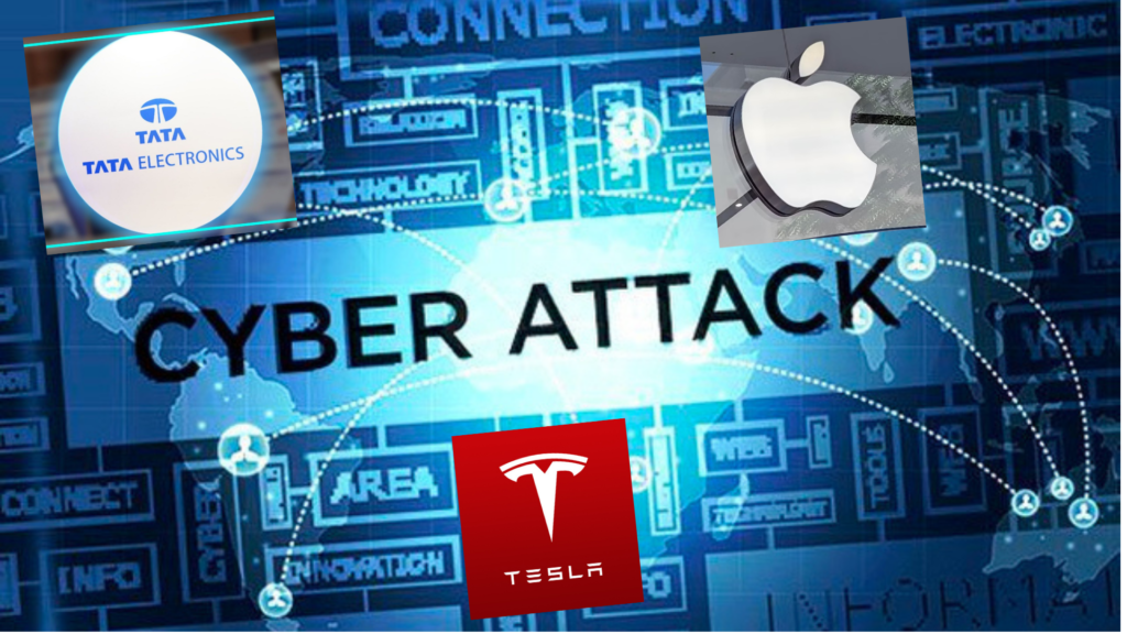 Report cyber attack on tata, tesla and apple
