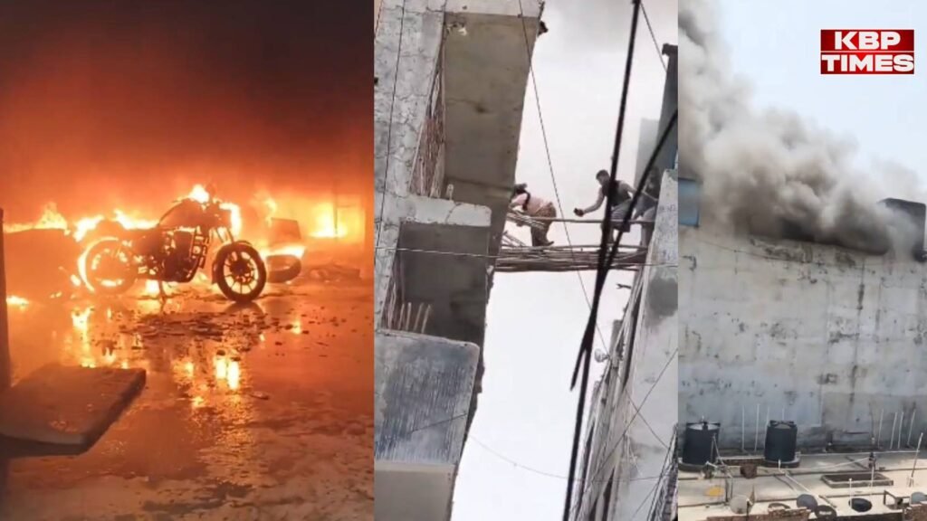 Noida Building Fire News