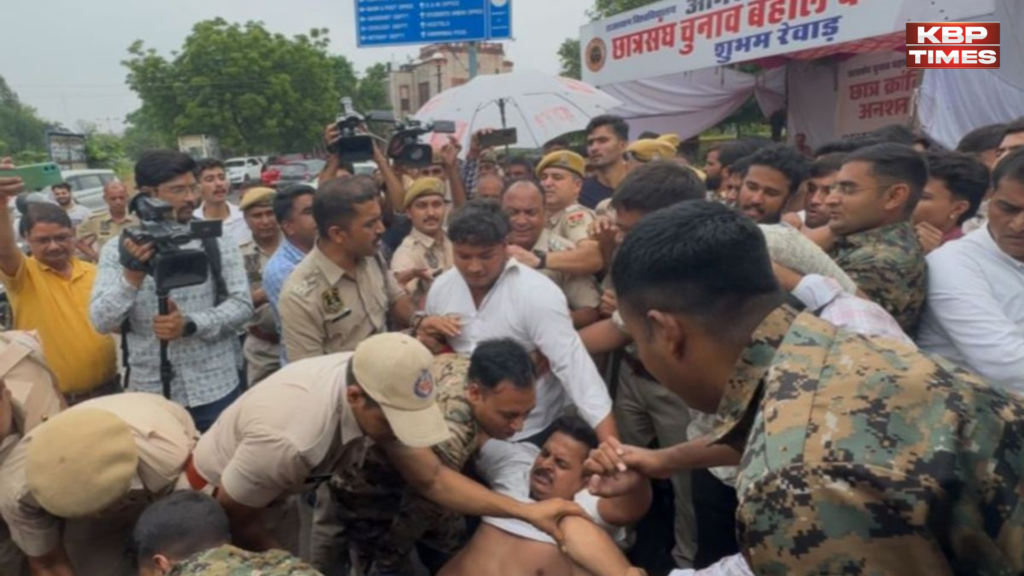 Student Protest in Jaipur