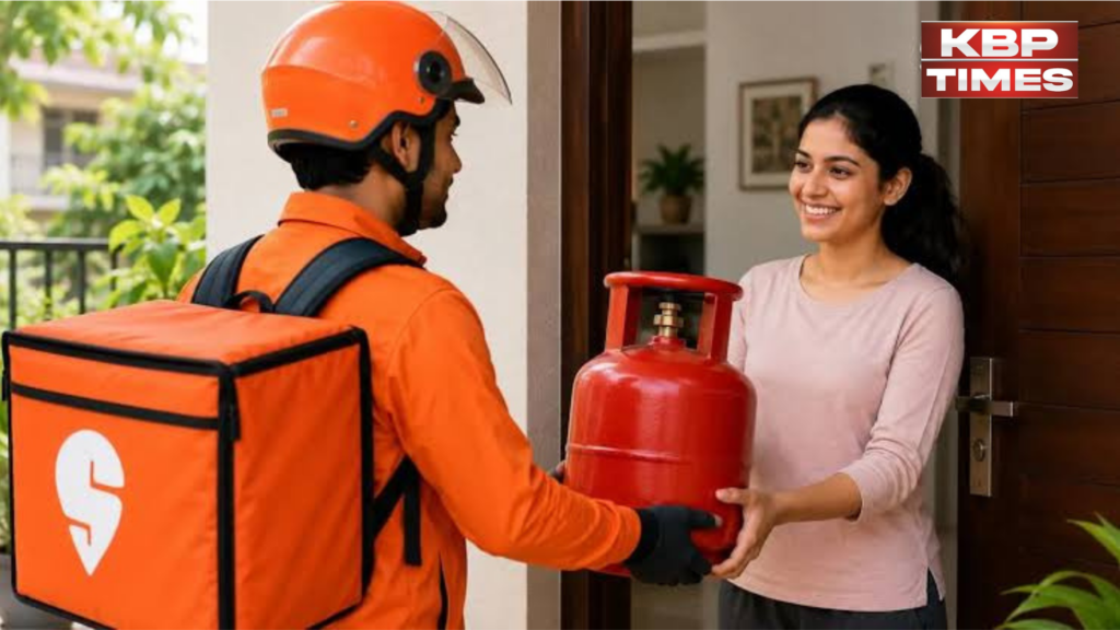 LPG cylendar on swiggy