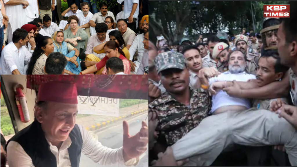 Rahul gandhi protest
