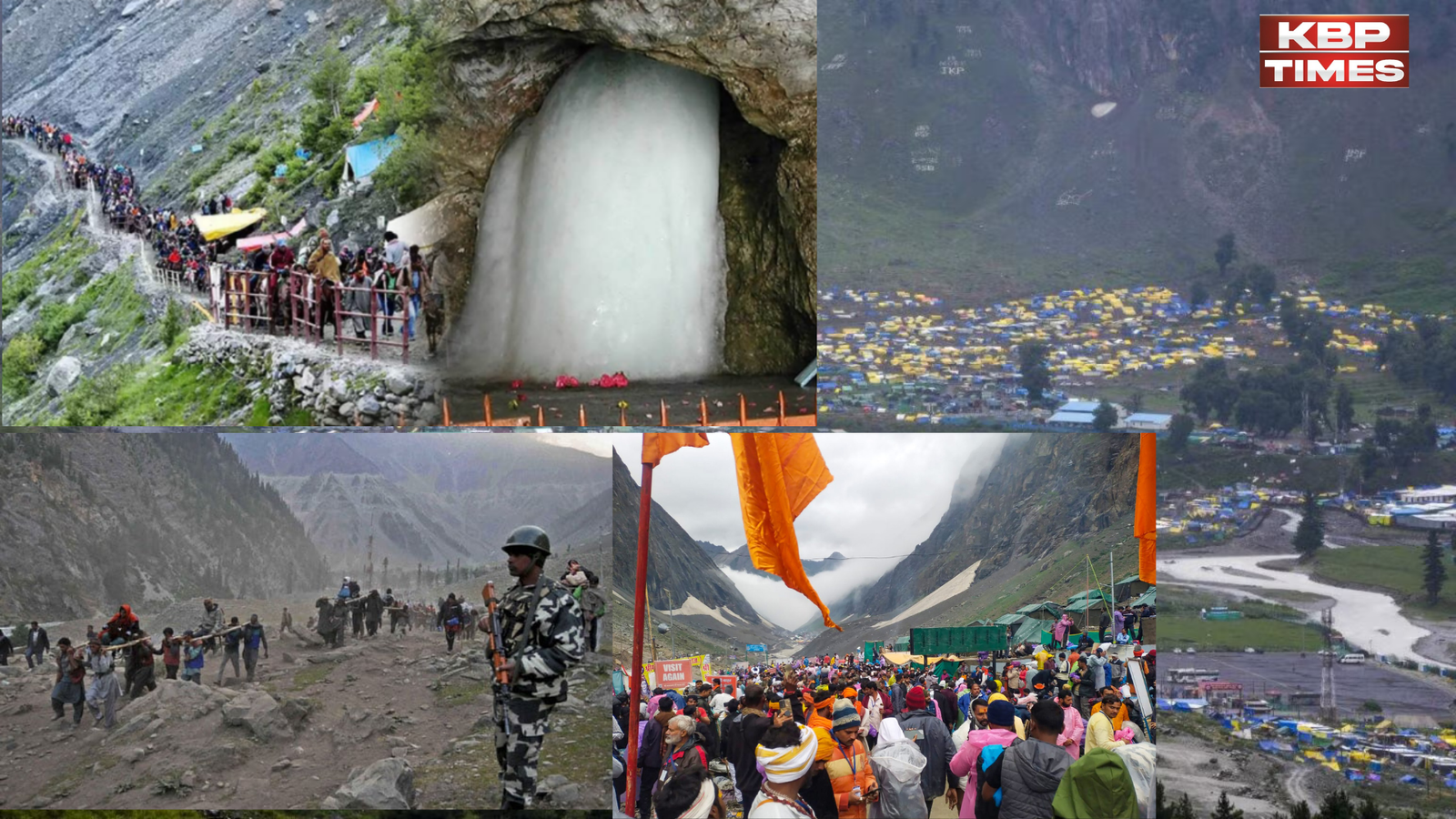Amarnath yatra stop by heavy rain
