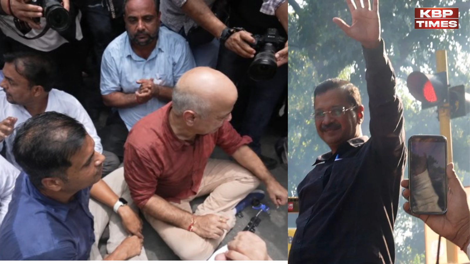 arvind kejriwal at pm house