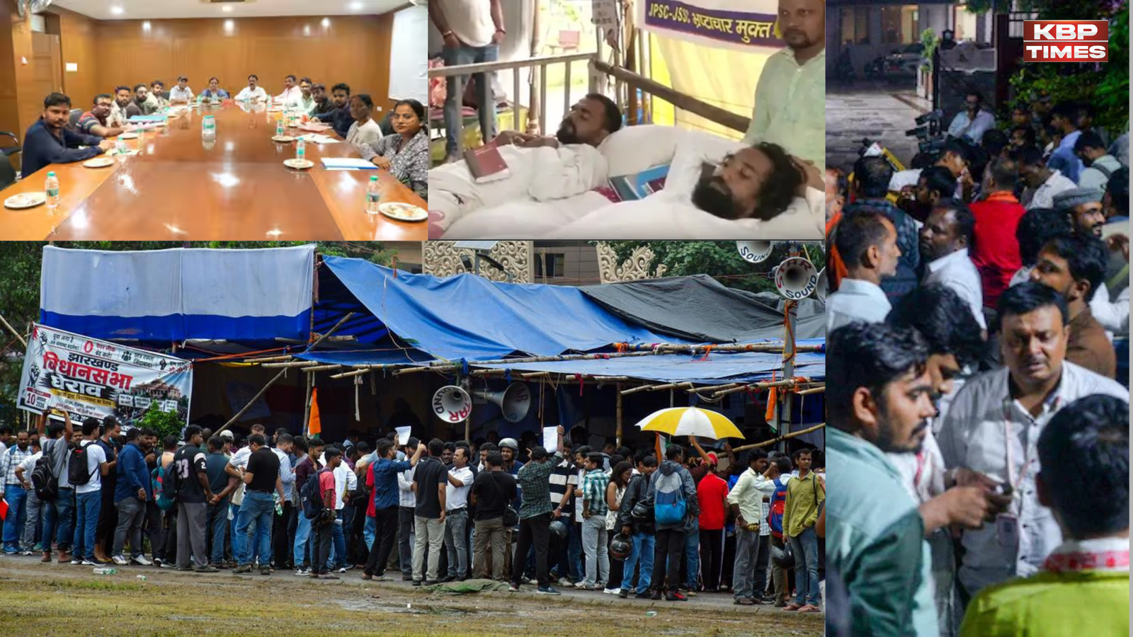 student protest in ranchi