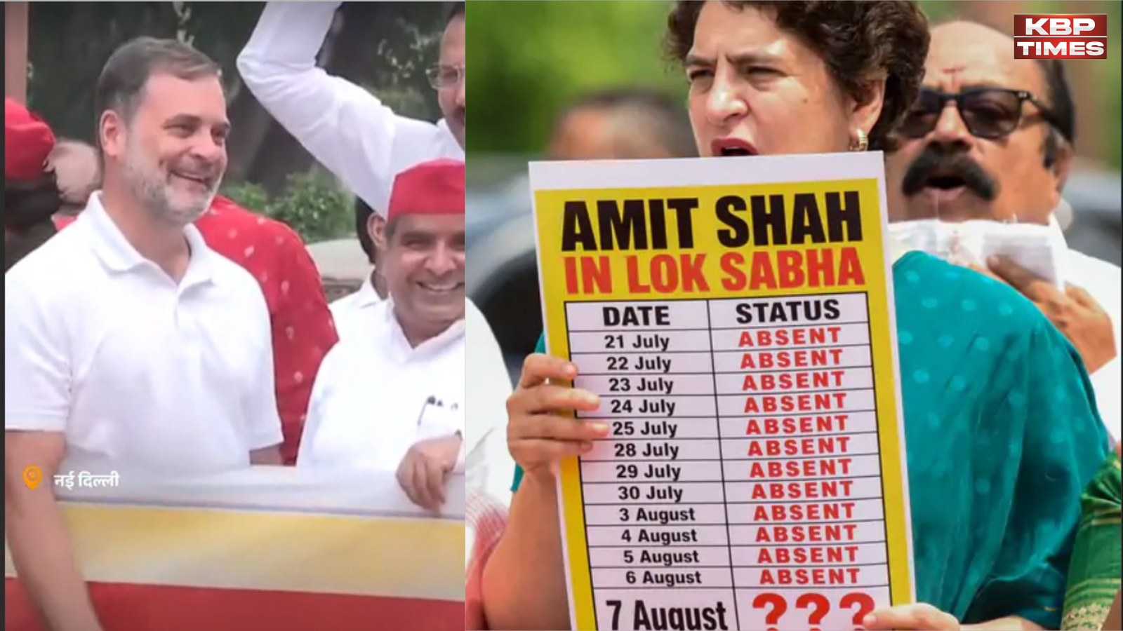 Opposition protest