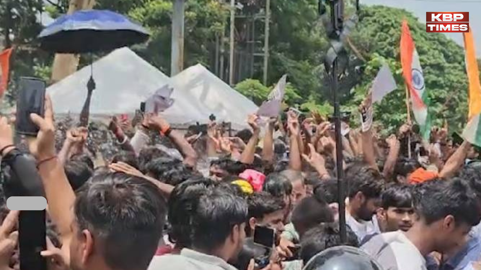 Student protest in ranchi