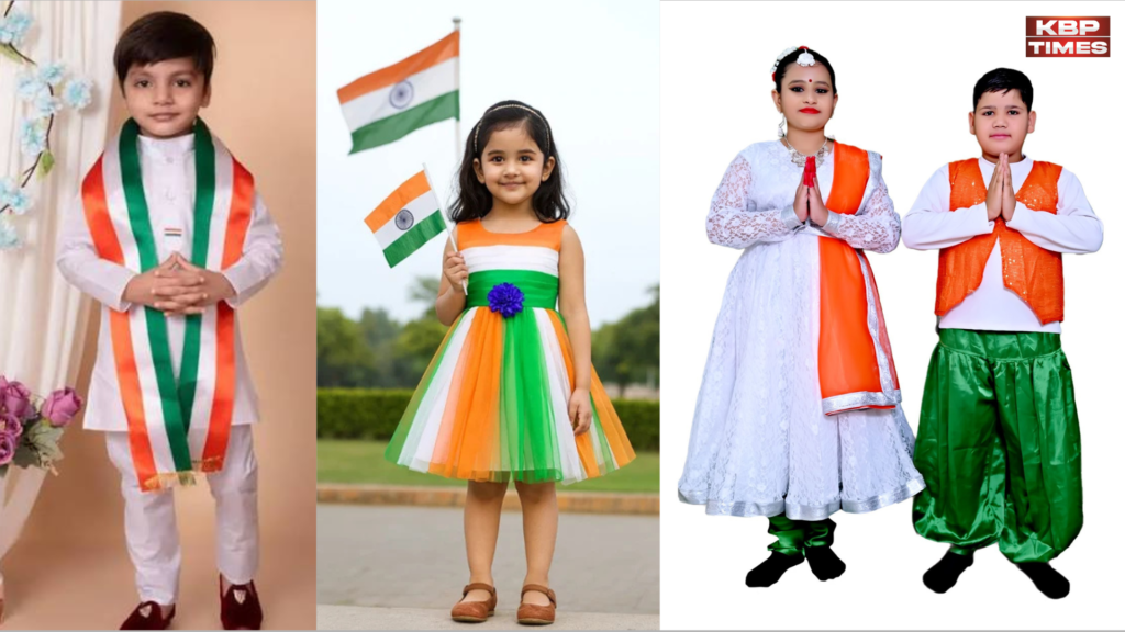 Kids Dress on Independance day