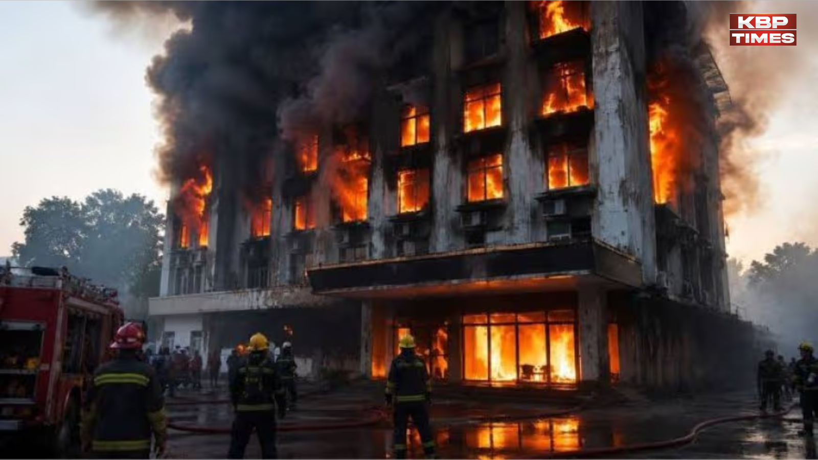 Accident Fire in hotel