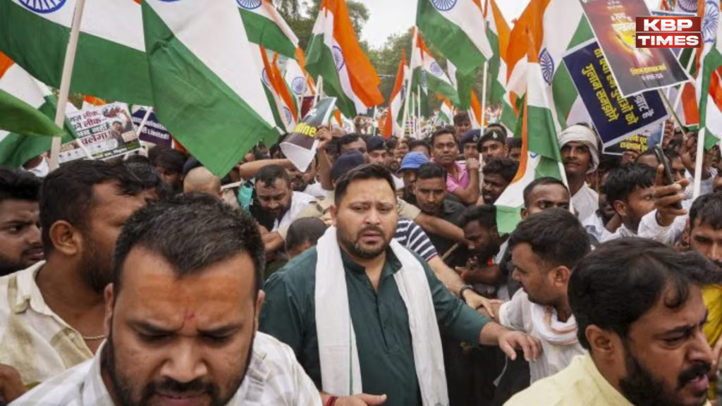 RJD protest in patna