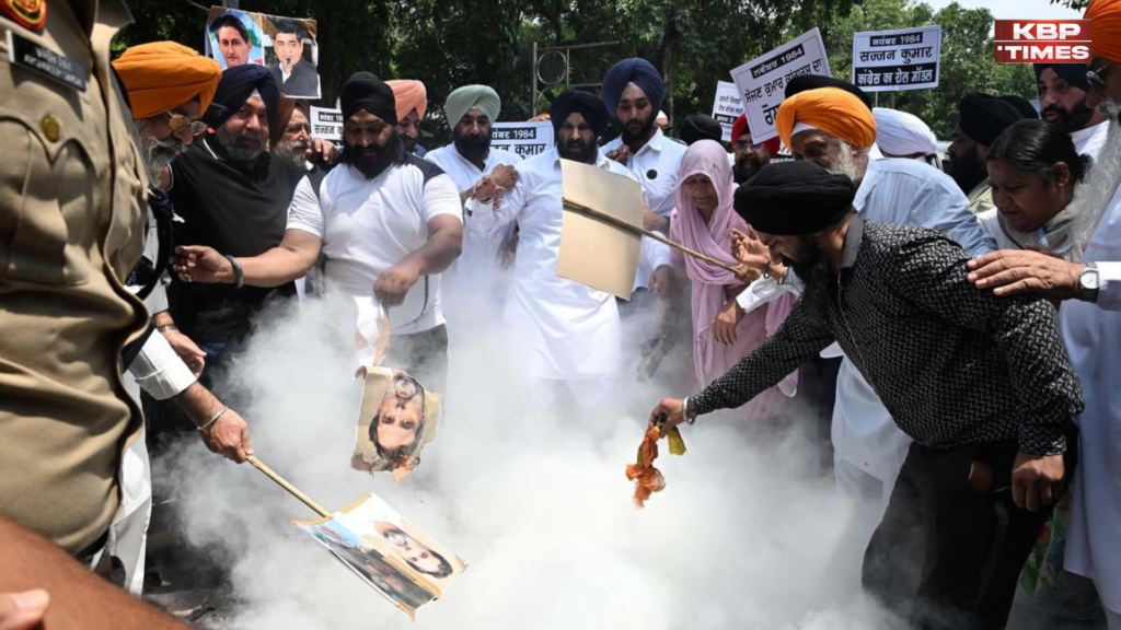 sikh protest in delhi