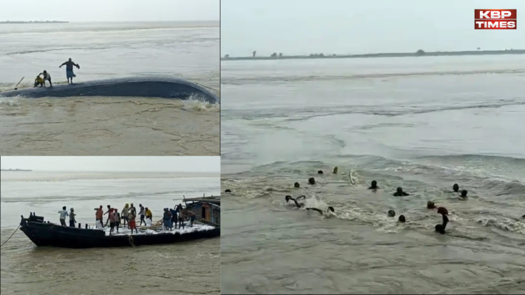 Rivers overflow and accident