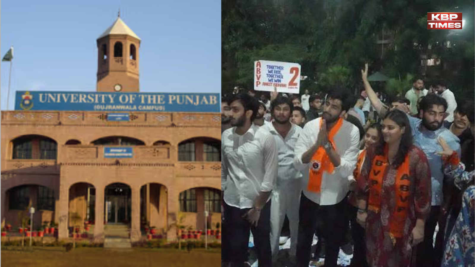 ABVP win in punjab university