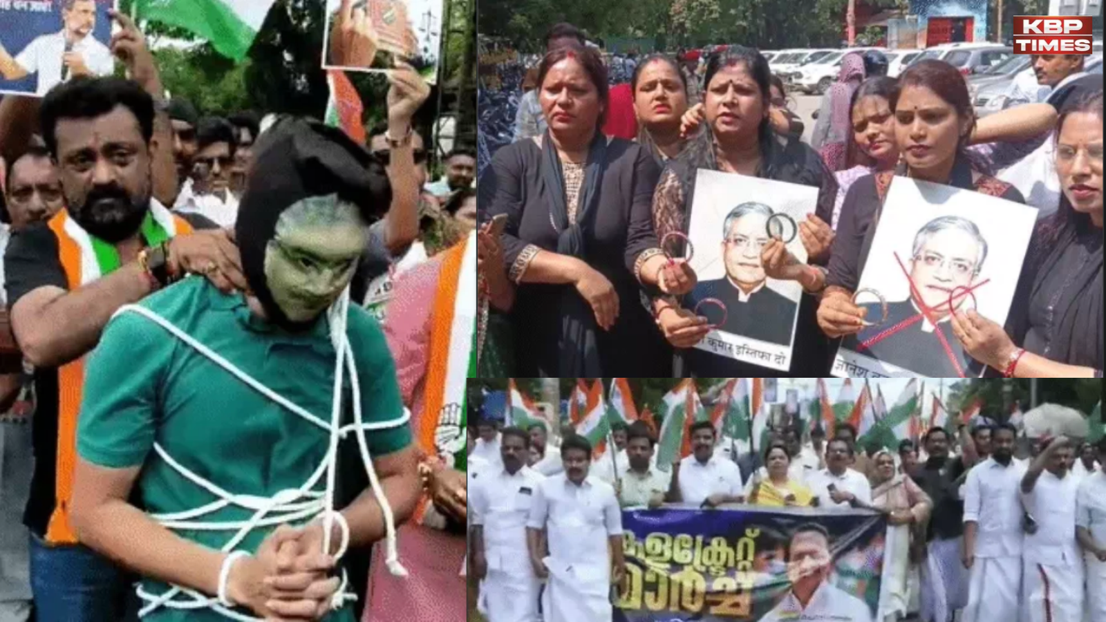 Congress Protest in states