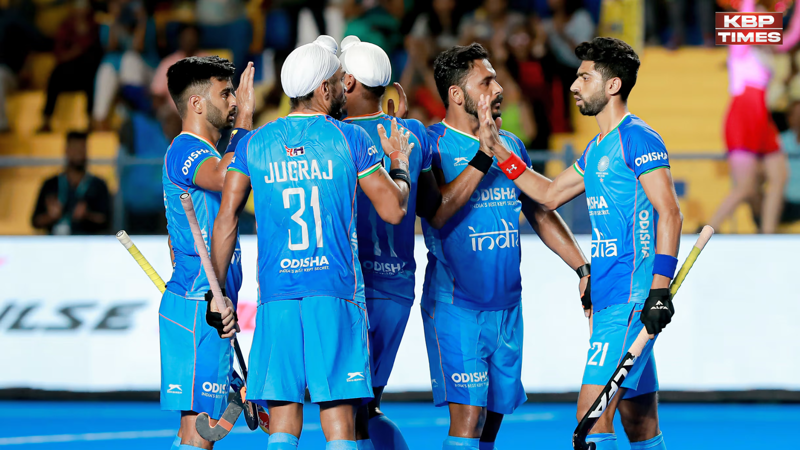 Blue Jersy of indian hockey team