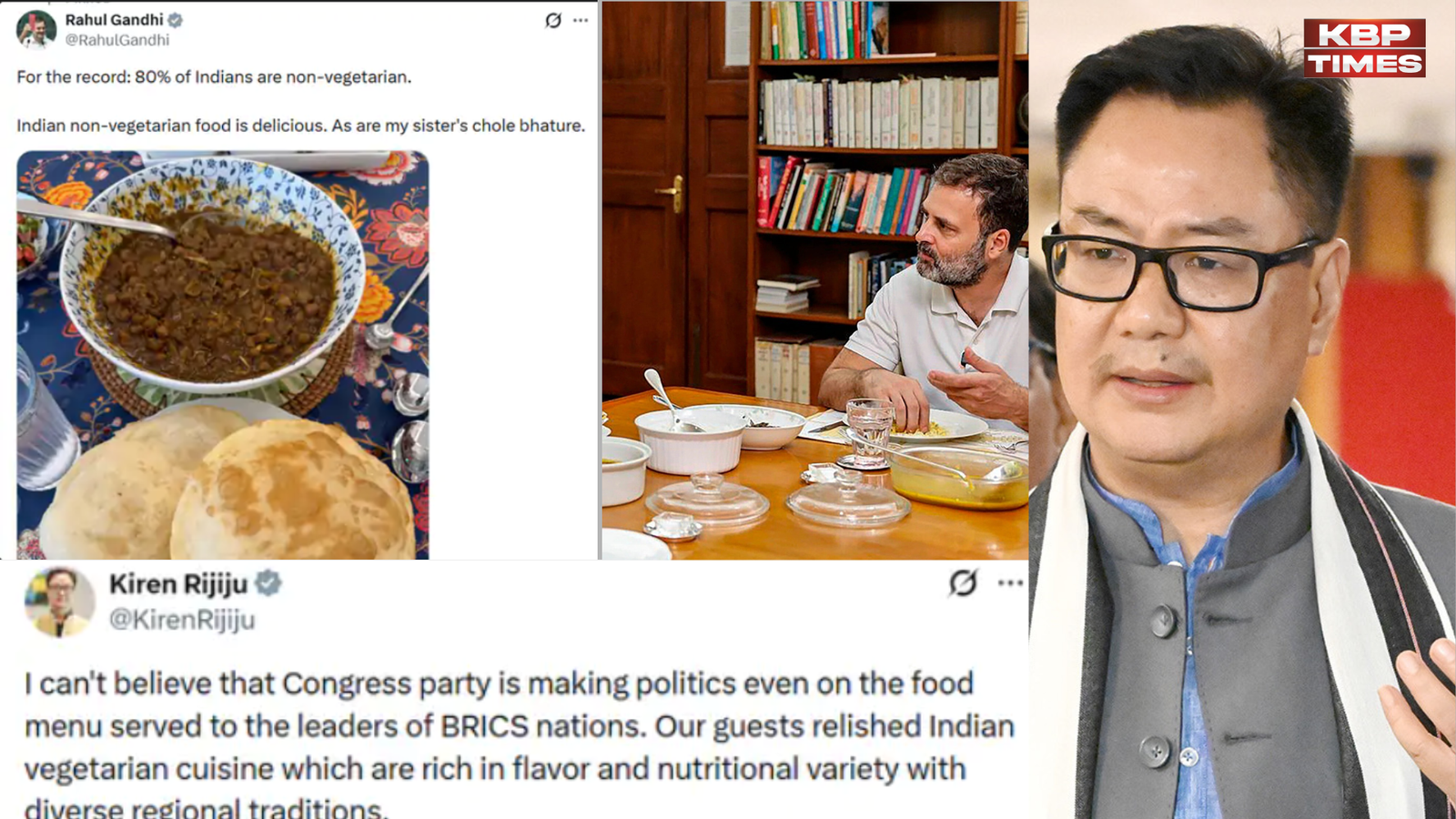 Rahul Post on dinner dimplomacy