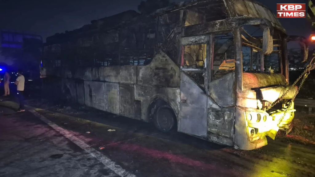 Bus in Fire