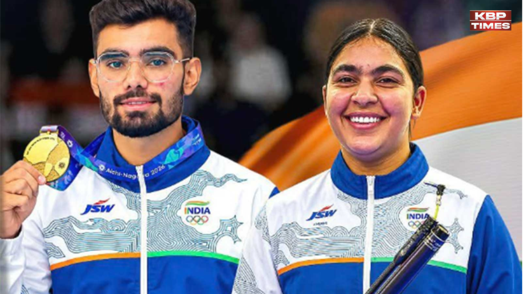 India win Gold in Shooting