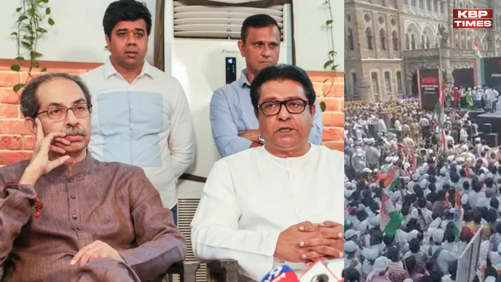 Thakray Brothers protest