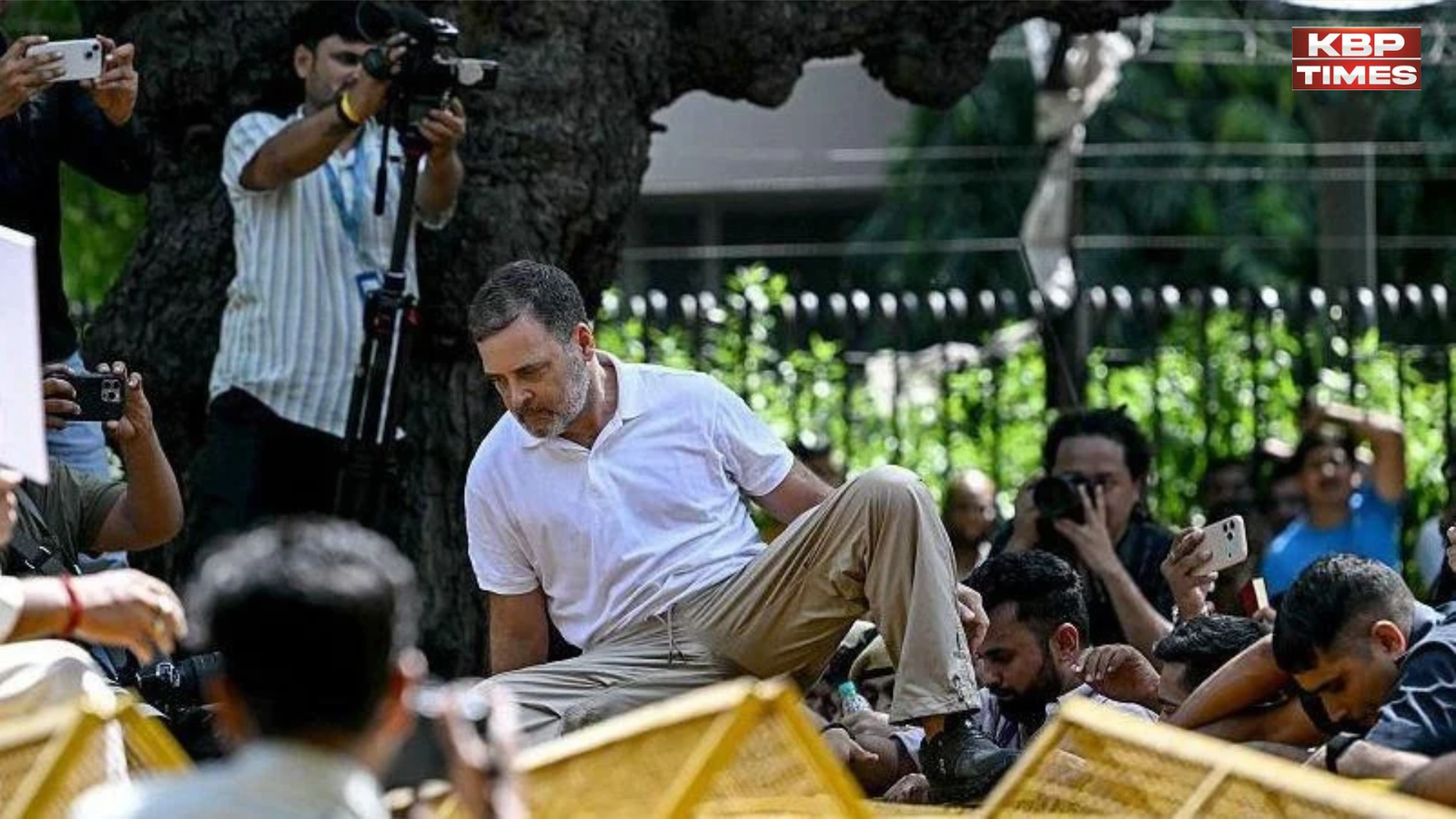 Opposition protest